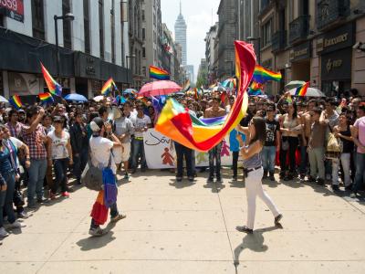 LGBT activists in Mexico. Photo credits: Fundación Heinrich Böll.