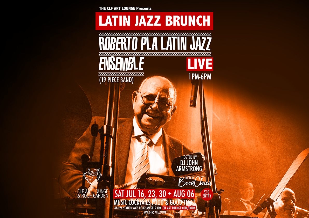 July 16-23-30-Aug 06 - Latin Jazz Brunch Live with Roberta Pla + DJ John Armstrong up on the roof