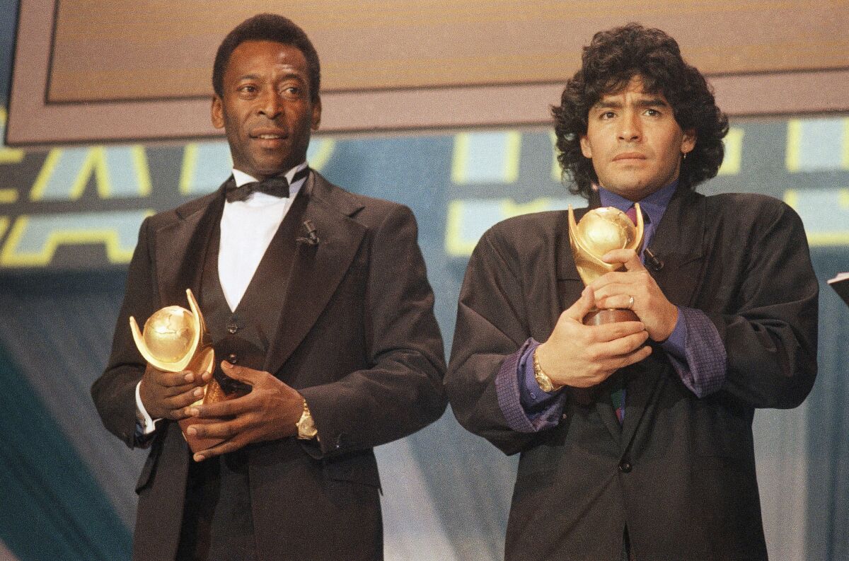 Pele & Maradona: Contrasting Greatness