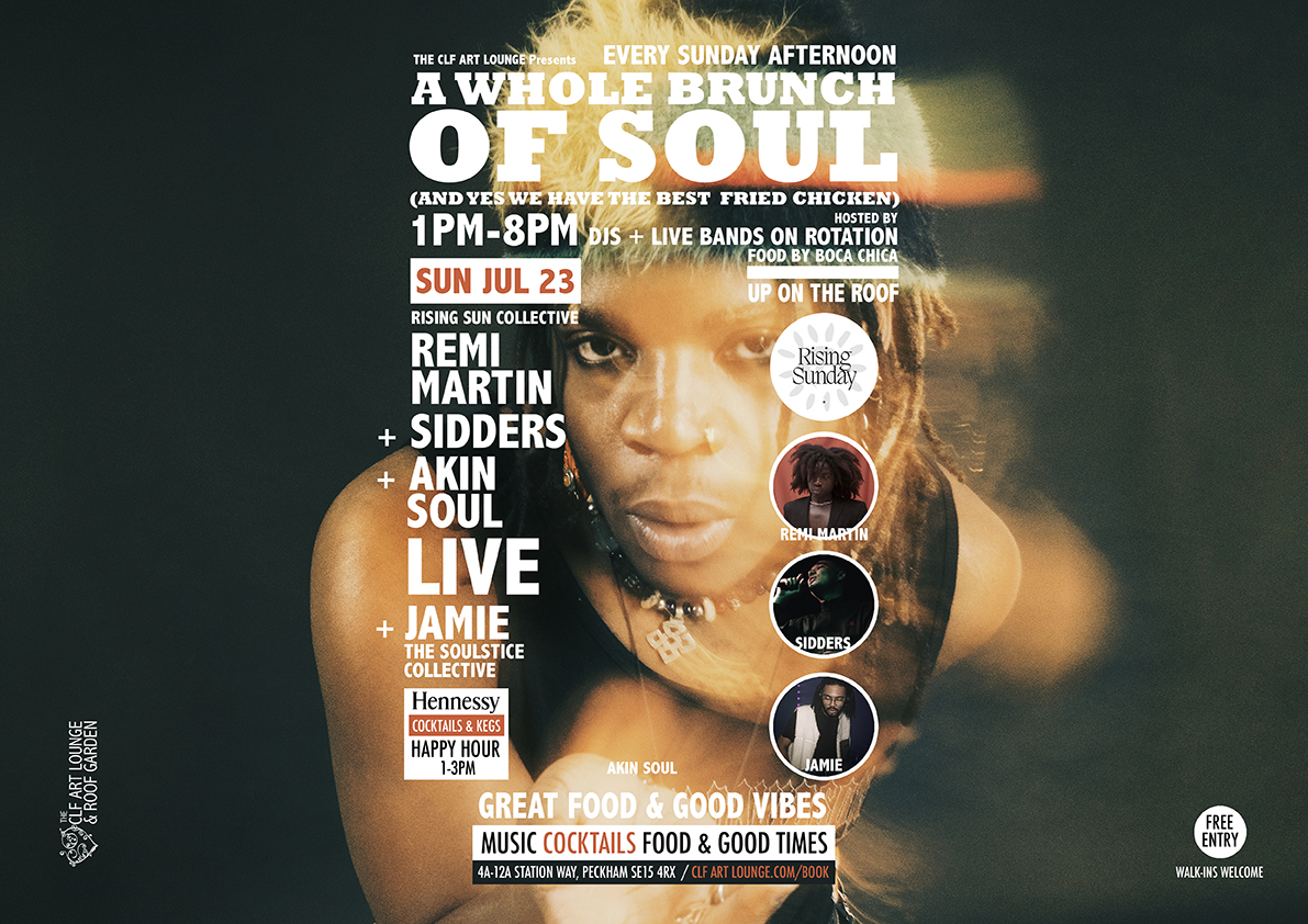 A WHOLE BRUNCH OF SOUL - This week presented and programmed by THE RISING SUN COLLECTIVE.