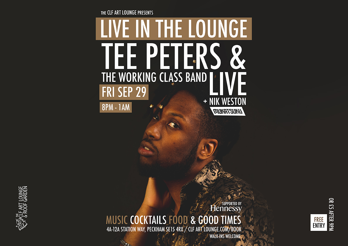 Tee Peters & The Working Class Band Live In The Lounge + Nik Weston