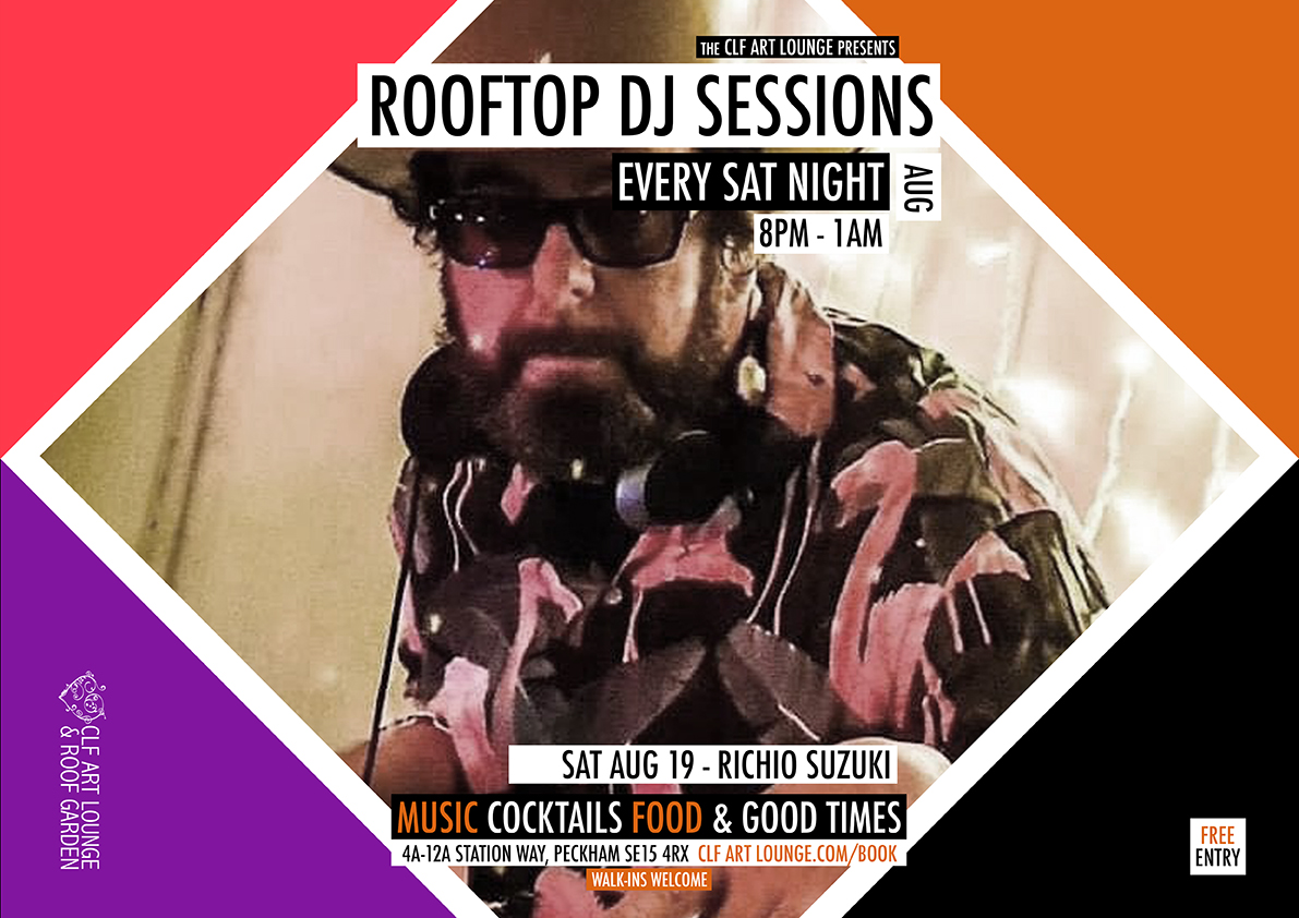 Saturday Night Rooftop DJ Sessions with Richio Suzuki
