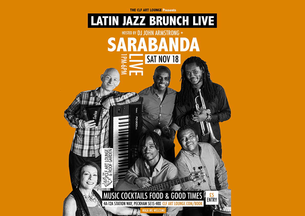 Sat Nov 18 - Latin Jazz Brunch Live with Sarabanda