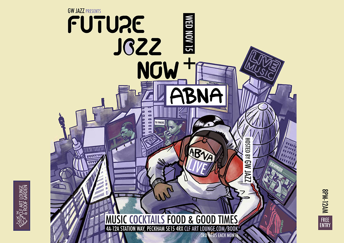 Weds Nov 15 - GW Jazz presents Future JAZZ Now with Abna (Live) + GW Jazz