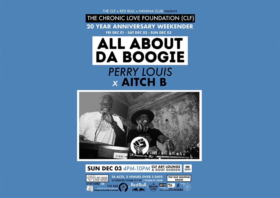 Sun Dec 03 - All About Da Boogie with Perry Louis x Aitch B