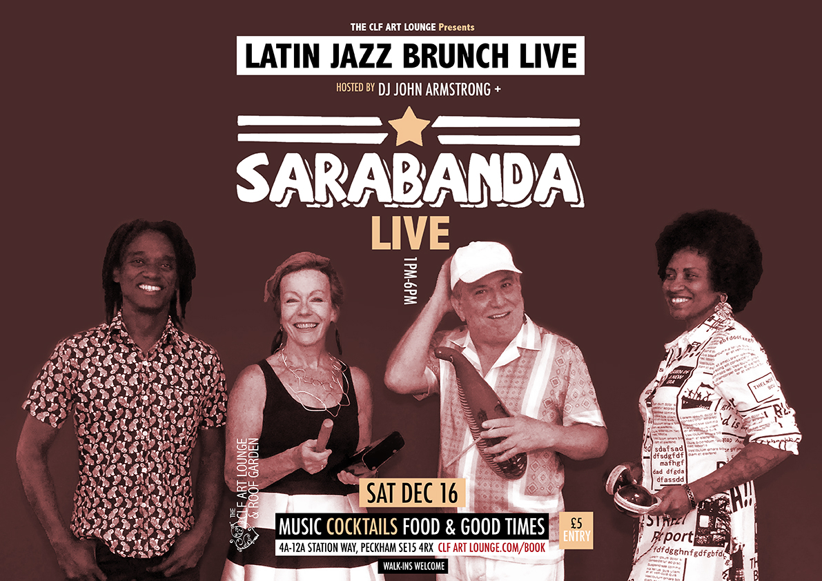Sat Dec 16 - Latin Jazz Brunch Live with Sarabanda 