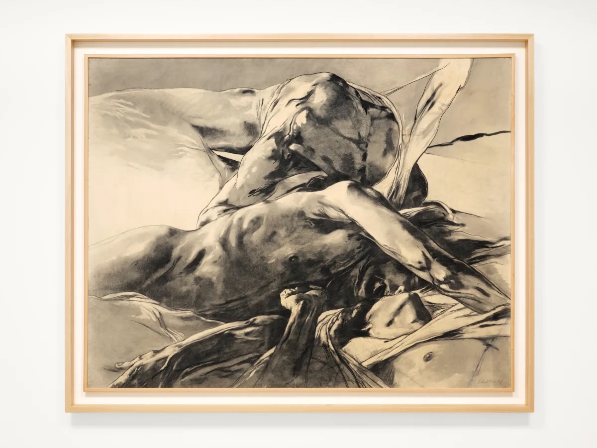 Canvas included in exhibition: Luis Caballero, Untitled, 1979