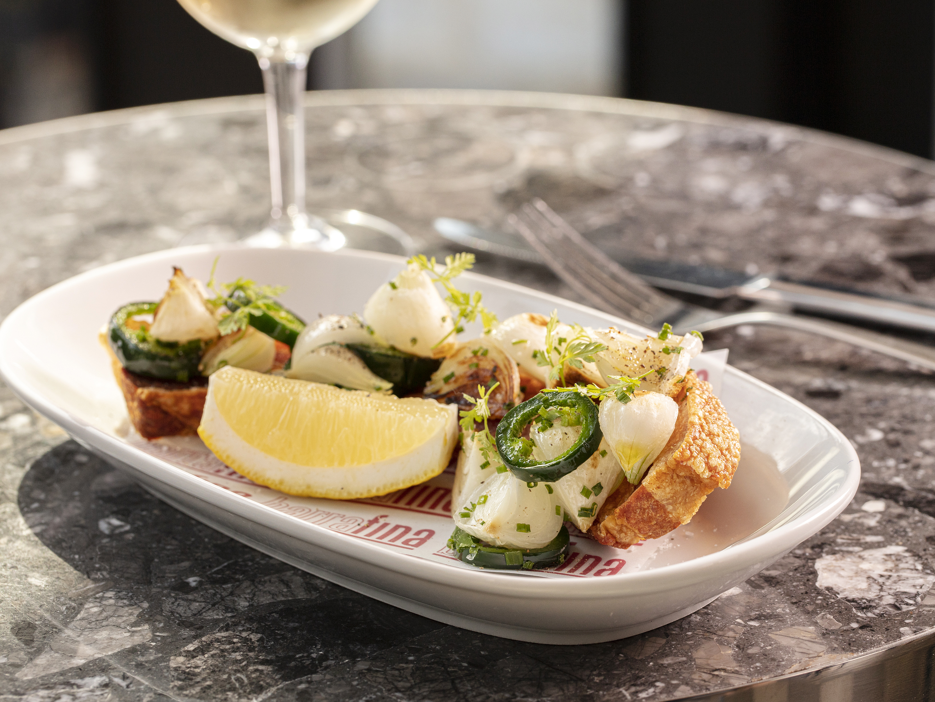 Plate of food at Barrafina - Image Credit John Carey