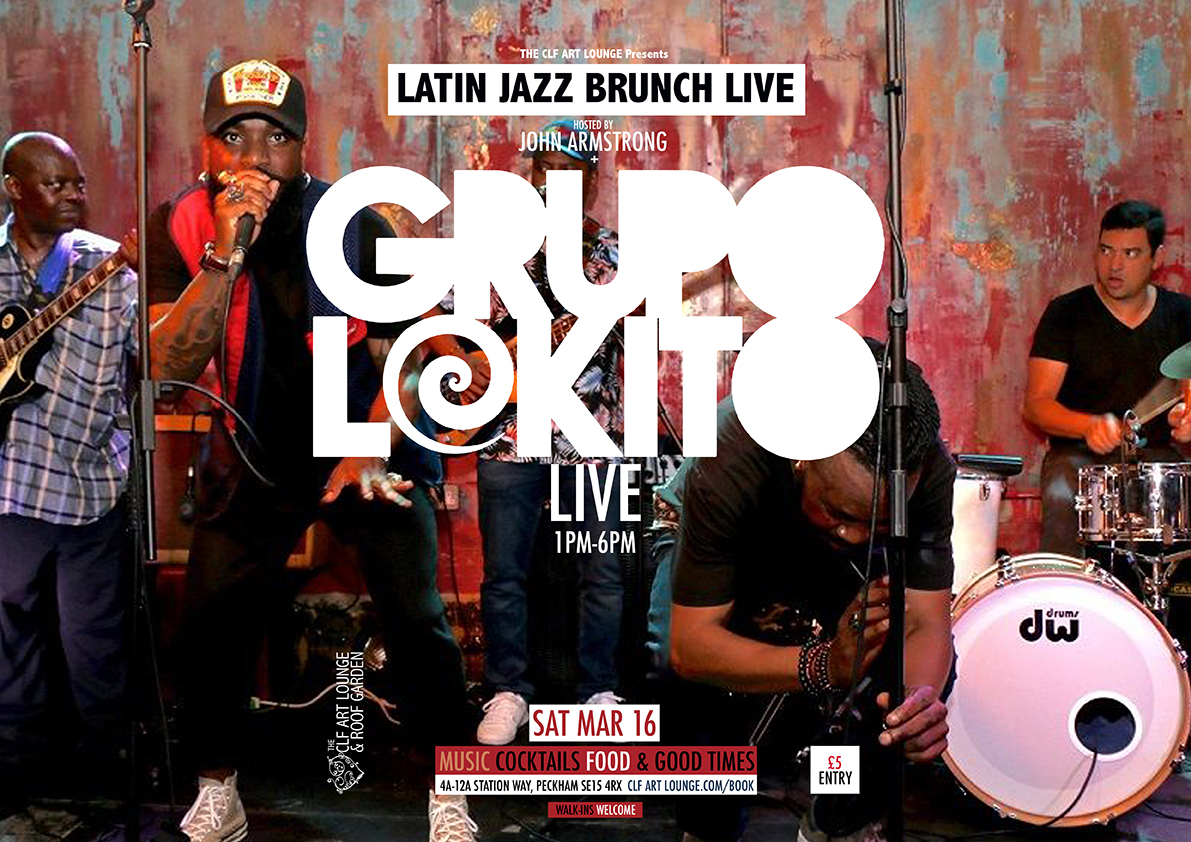 Time for the most brilliant GRUPO LOKITO to tropically heat up the rooftop stage! As we are once again thrilled to welcome GRUPO LOKITO (LIVE) - Grupo Lokito creating a modern-day cocktail of two of the great world musics; Fusing blistering contemporary Congolese grooves with the fire of Cuban music.