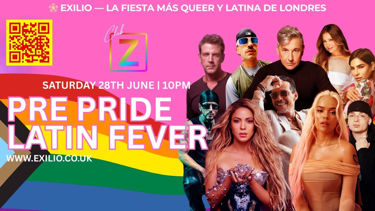Exilio preents Pre-Pride Latinx Fever at Zodiac Bar London