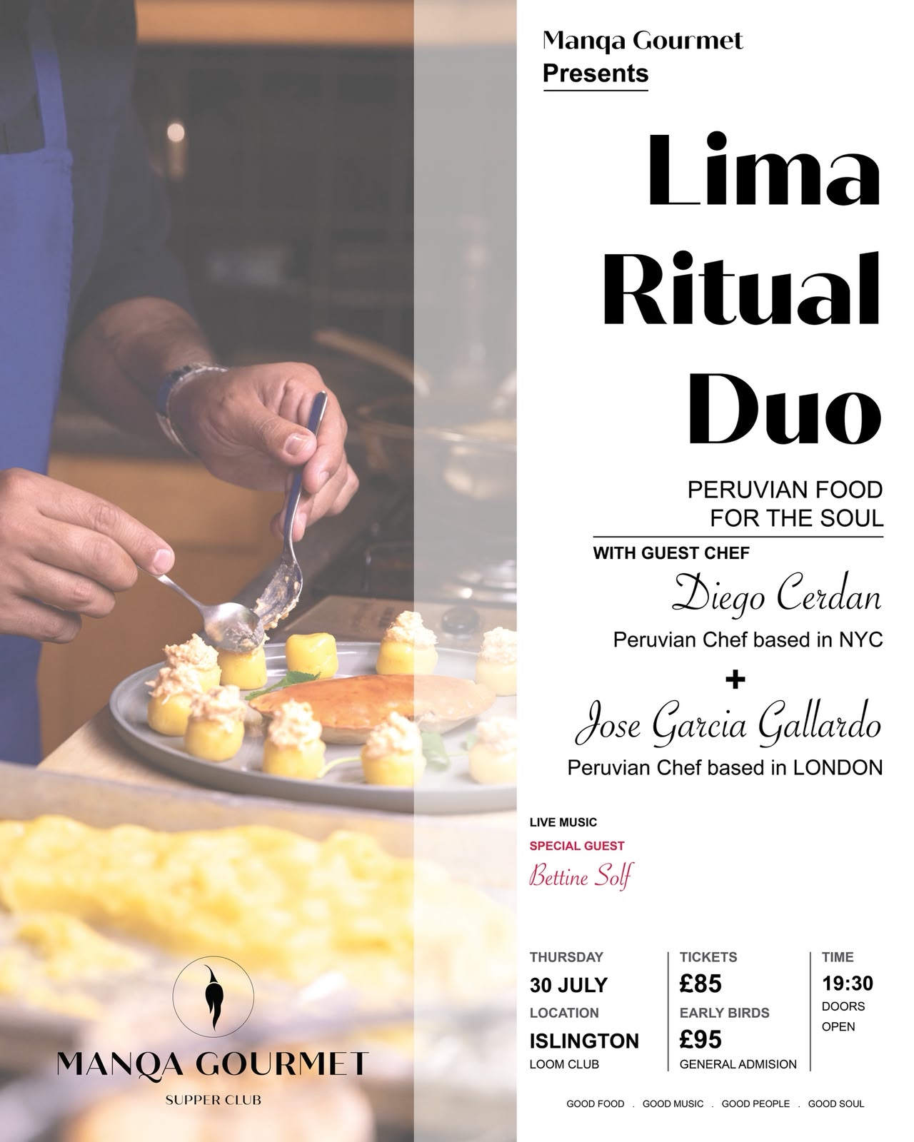Peruvian Supper Club with special guest