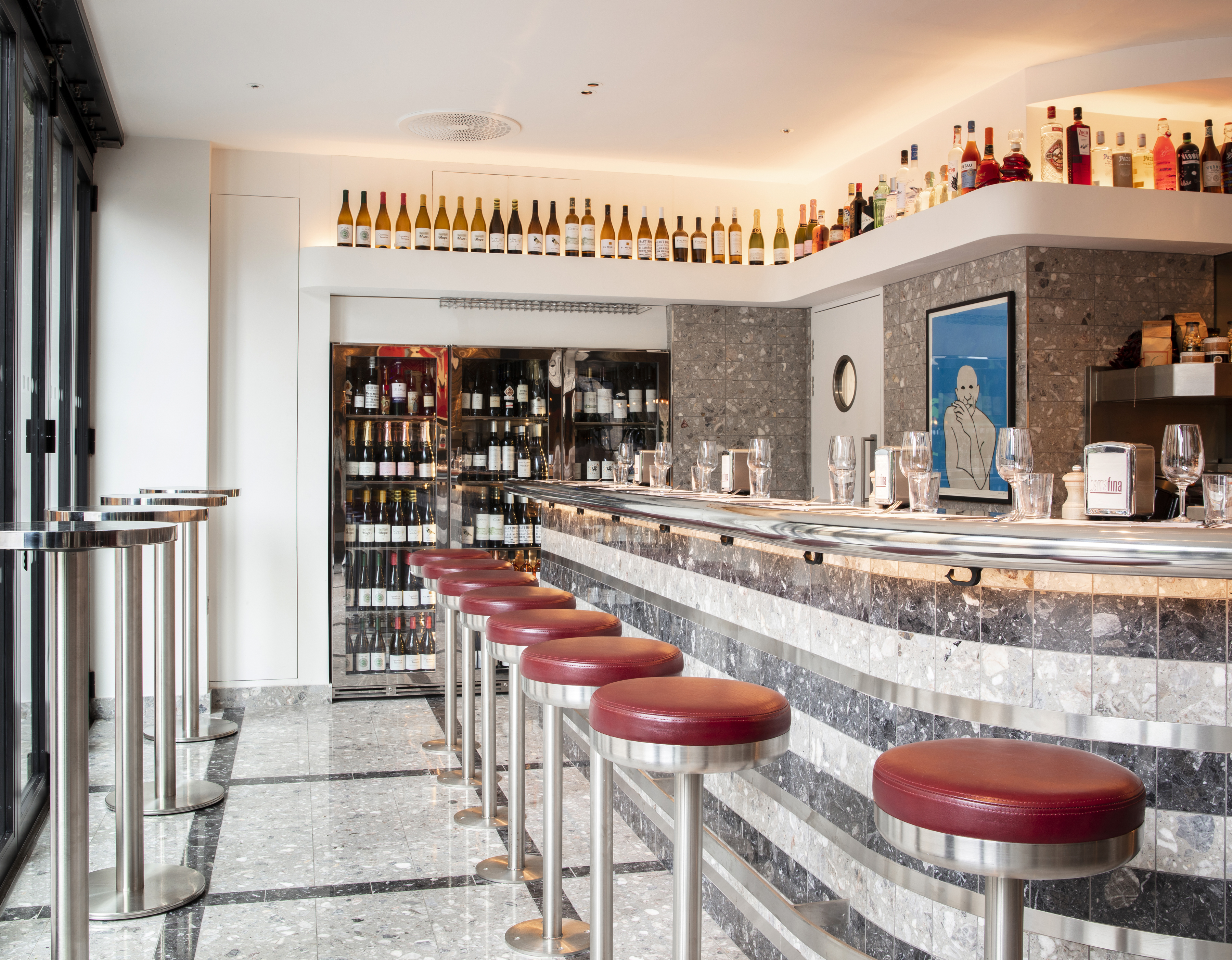 Bar at Barrafina - image credit John Carey