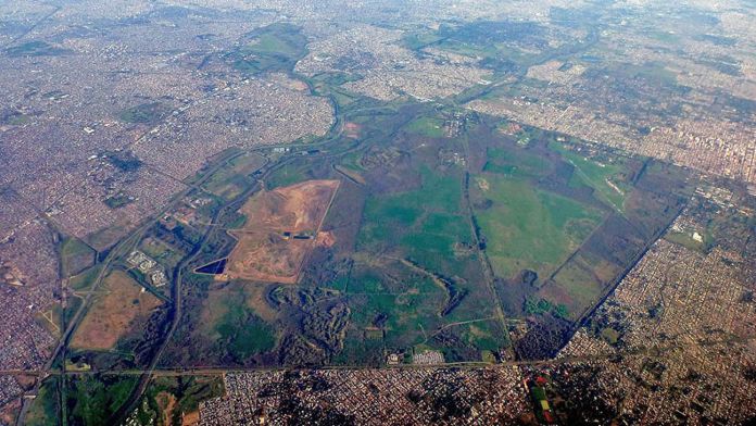 Campo de Mayo aerial view