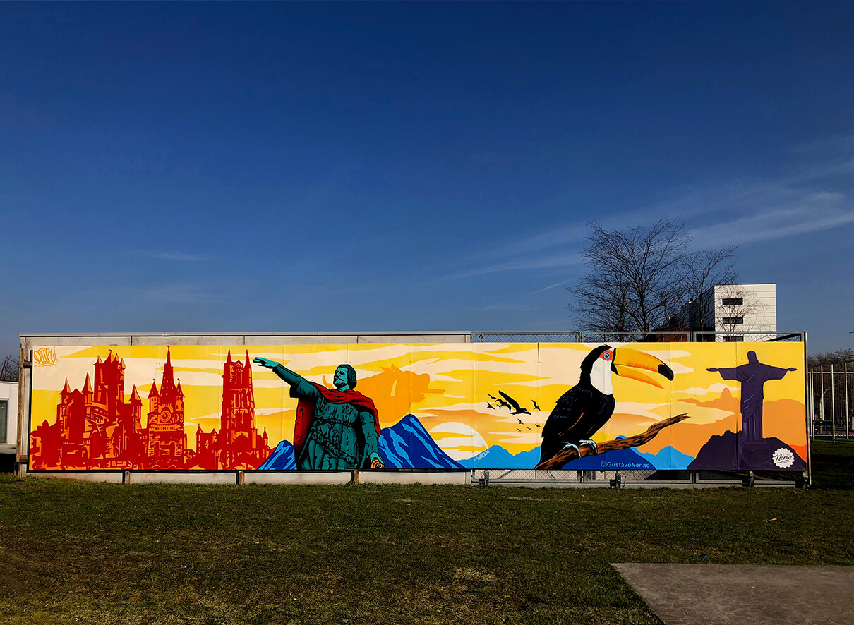 Minus One Painel, Ghent, Belgium 2018