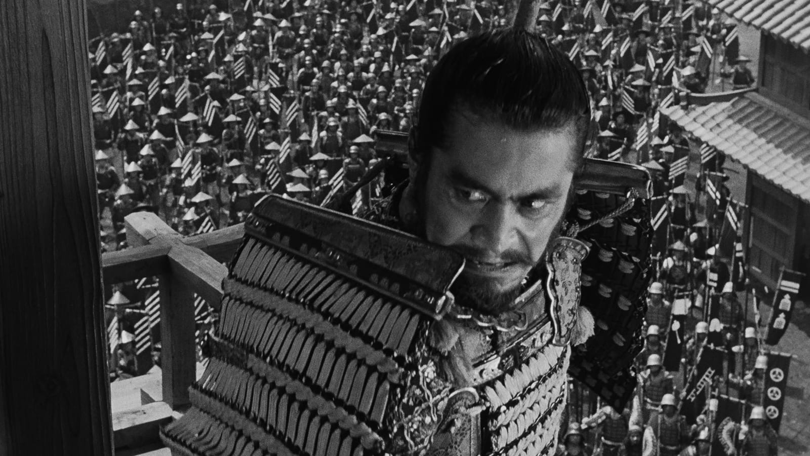 Toshiro Mifune in Throne of Blood by Kurosawa