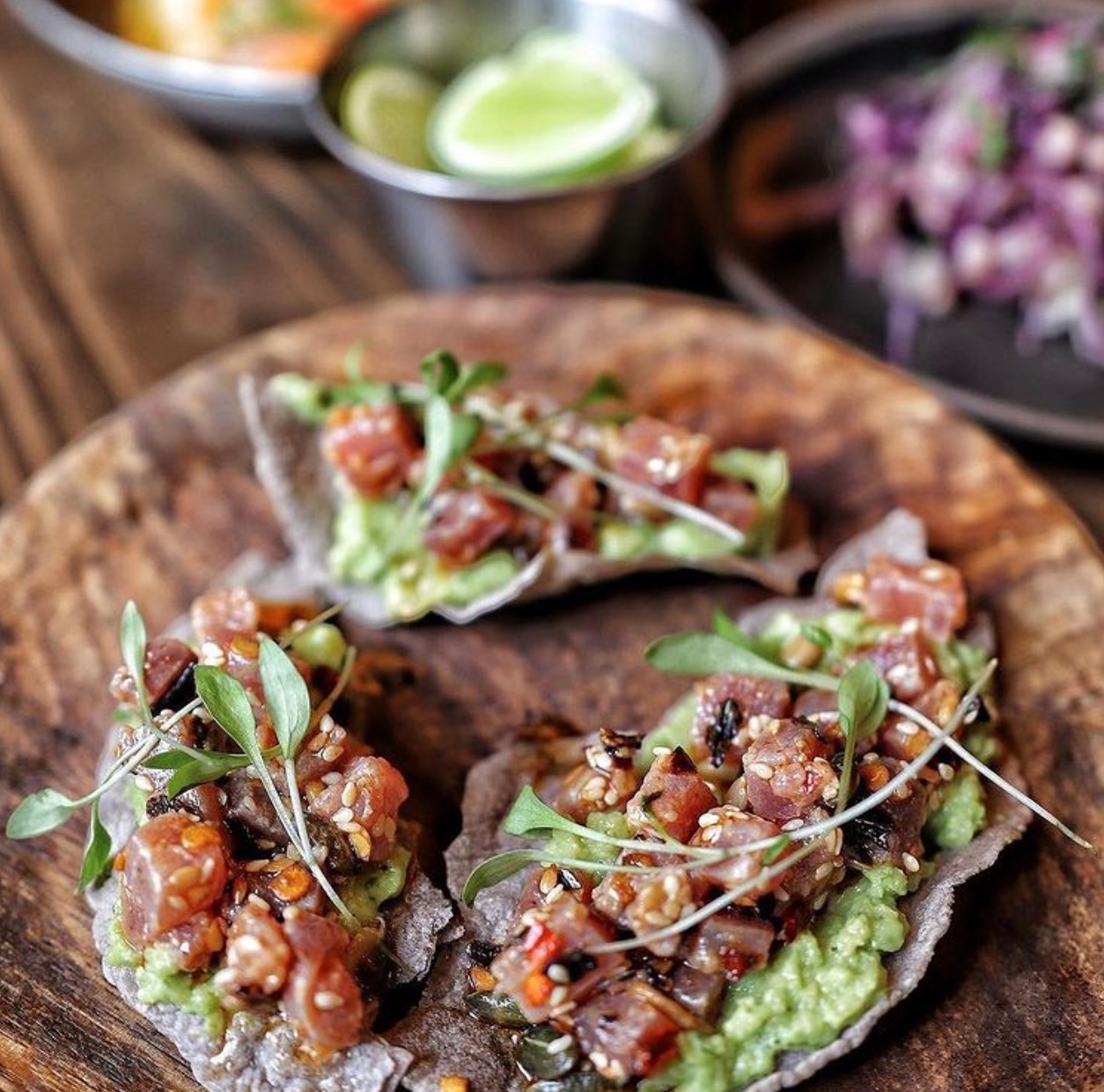 Adriana's famous Tuna Tostada