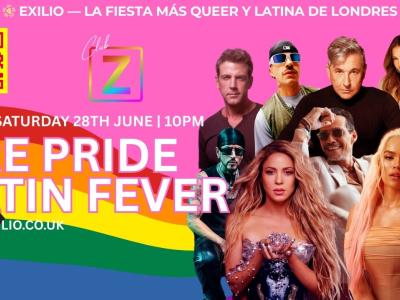 Exilio preents Pre-Pride Latinx Fever at Zodiac Bar London