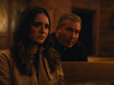 Natalia Villegas and Julio Cesar Cedillo in The Mourning of