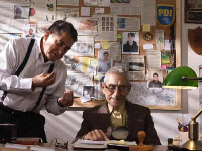 Still from THE MOLE AGENT, by Maite Alberdi